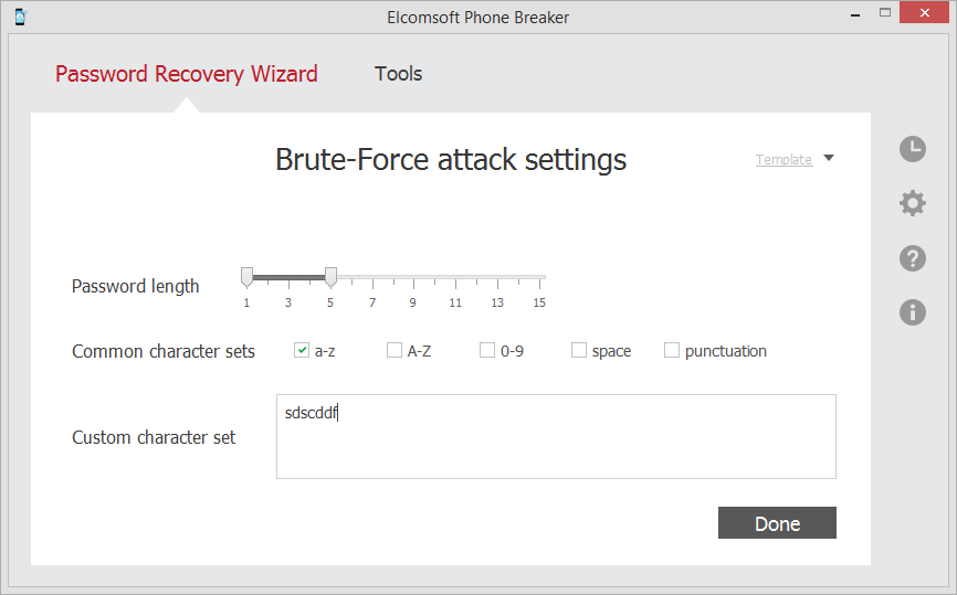 brute force attack settings